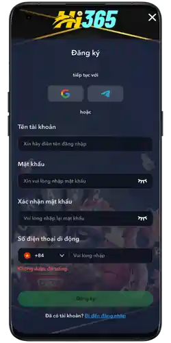 Đăng ký HI365